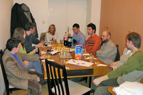 End-of-year celebration with guests at the Research Seminar. 21 December 2004. End-of-year celebration with guests at the Research Seminar. 21 December 2004.
